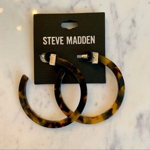 Steve Madden Jewelry - Steve Madden Tortoiseshell Hoops Steve Madden Jewelry - Steve Madden Tortoiseshell Hoops
